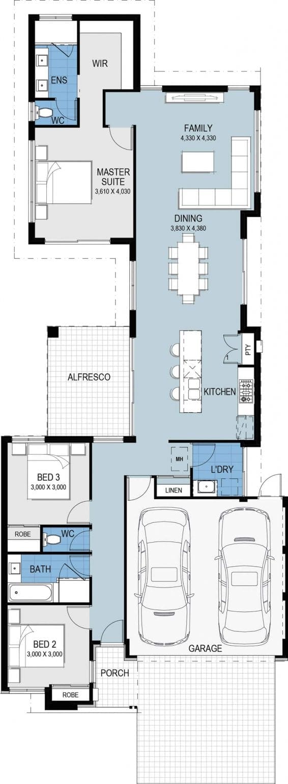 Boardwalk - Floor Plan - Progen Building Group Perth WA