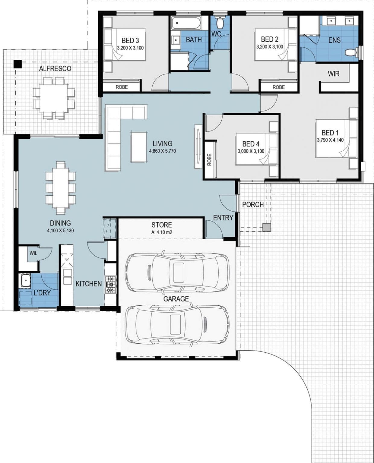 Metropolitan - Floor Plan - Progen Building Group Perth WA